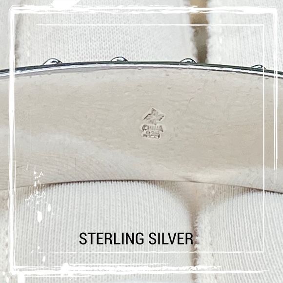 Red Coral Sterling Silver Row Cuff Bracelet - Picture 9 of 11